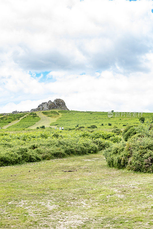 达特穆尔 (Dartmoor) 上的海托 (Hay Tor)